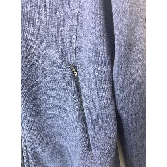 LL Bean Women’s Sz M Polar  Full Zip Fleece Jacket Blue - Picture 2 of 9